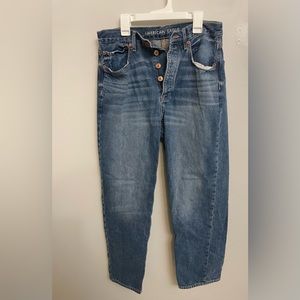 american eagle mom jeans, size 6